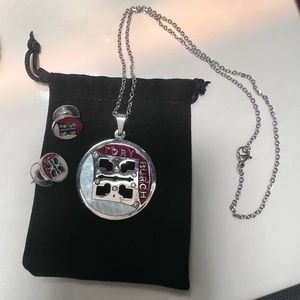 Tory Burch  necklace and earrings set